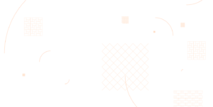 Background graphic of grids and curved lines in orange