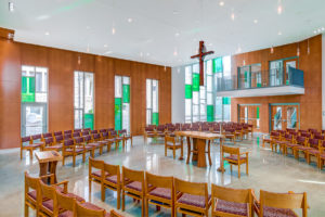 Main worship space of a church