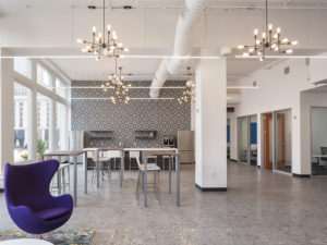 Novel Coworking, interior of shared office space