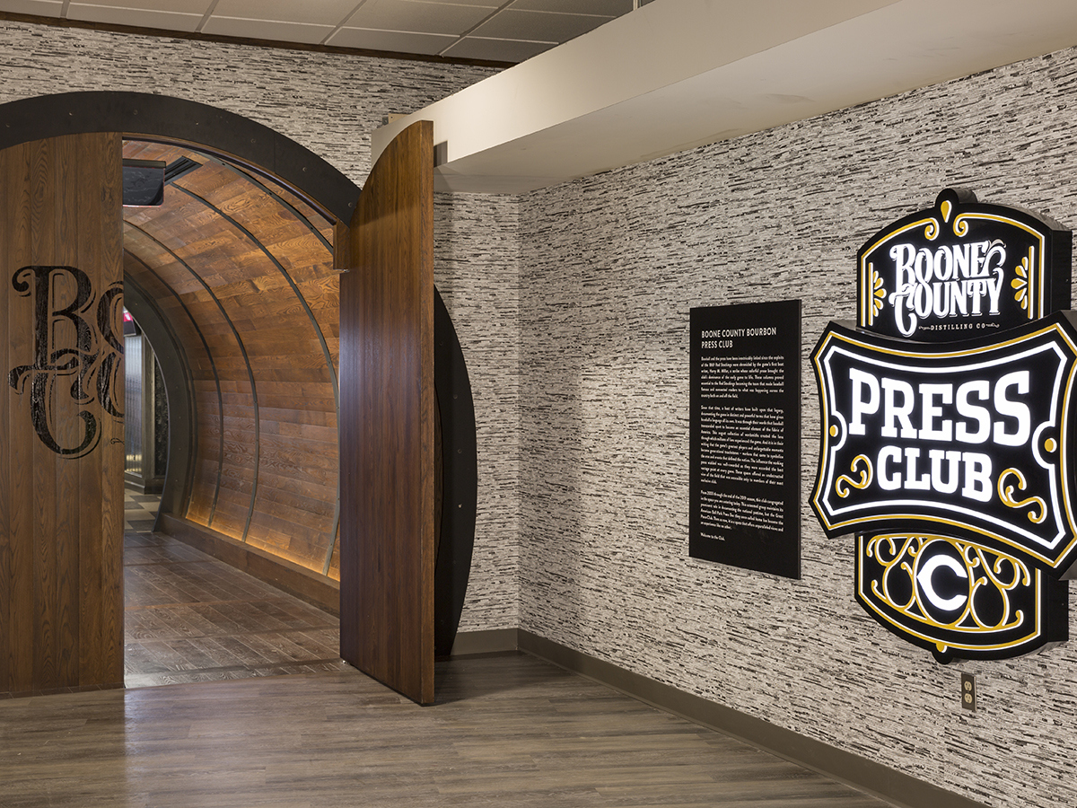 Our Work: Boone County Bourbon Press Club at Great American Ball Park